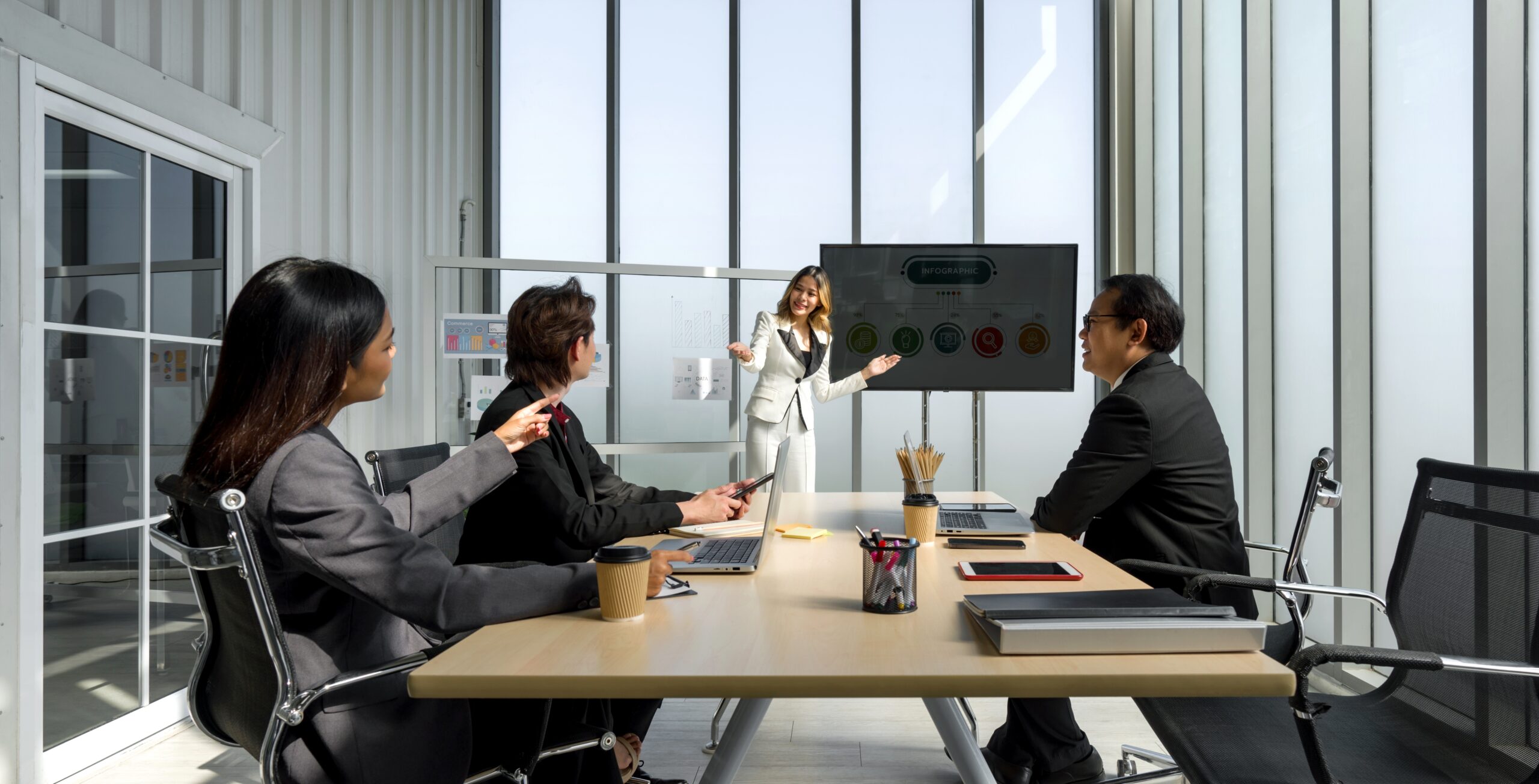 group of people developing their leadership skills