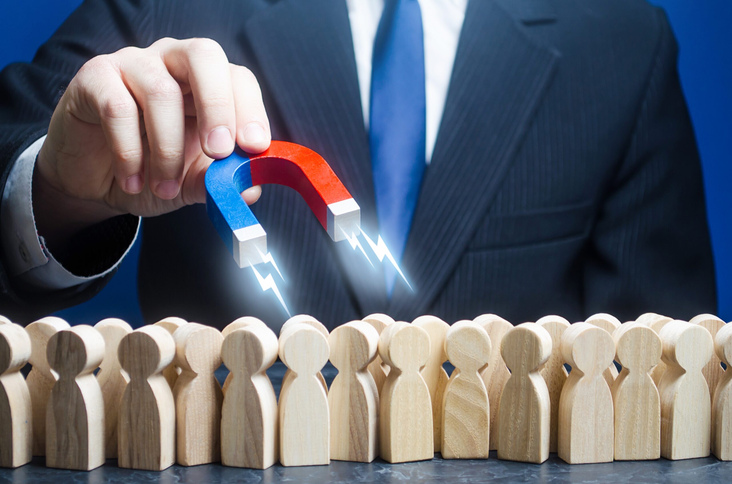 A lead generation strategist with a magnet